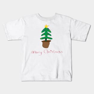 Ugly Christmas tree Kids T-Shirt